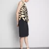 Lang tanktop med print