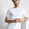 The Edit merceriseret slim-fit T-shirt