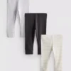 0–18 måneder | 3-pak leggings til nyfødte