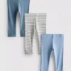 0–18 måneder | 3-pak leggings til nyfødte