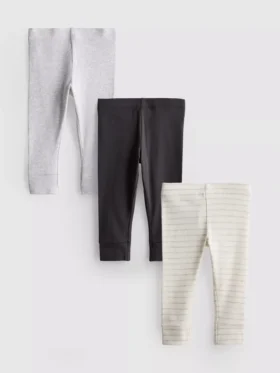 0–18 måneder | 3-pak leggings til nyfødte