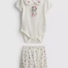 0–18 måneder | Disney’s Aristocats Marie-bodysuit og bloomers-sæt til nyfødte