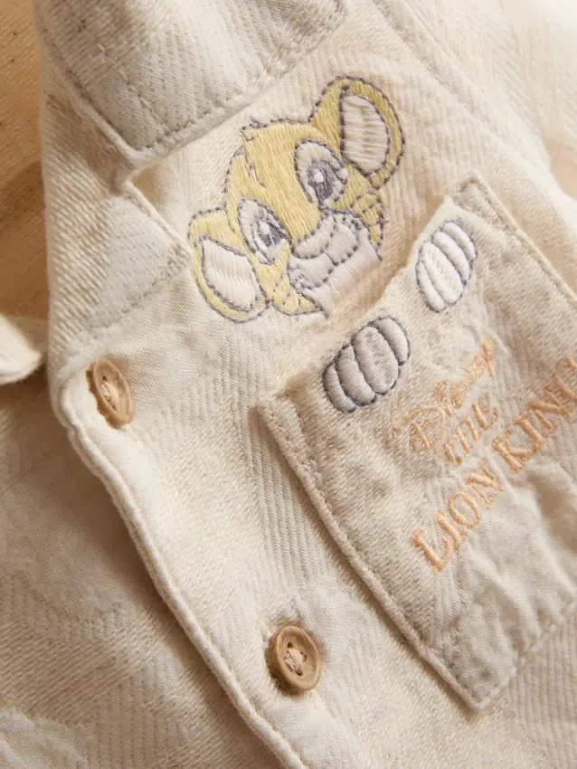 0-18 måneder | Disney-sæt med T-shirt og shorts med motiv fra "Løvernes Konge" til nyfødte