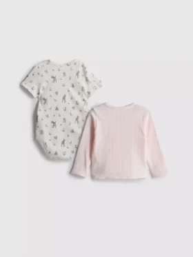 0-18 måneder | Disneys Bambi-onesie og cardigan-sæt til nyfødte