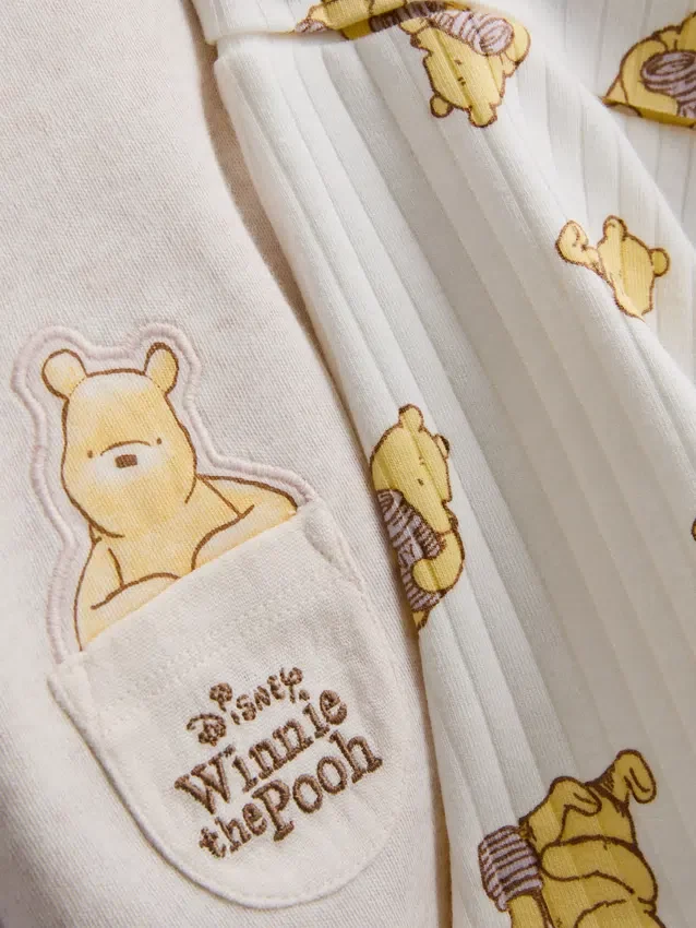0–18 måneder | Disneys Winnie the Pooh-sæt med wrap-top og Shorts til nyfødte