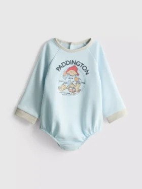 0–18 måneder | Paddington Bear langærmet body til nyfødte