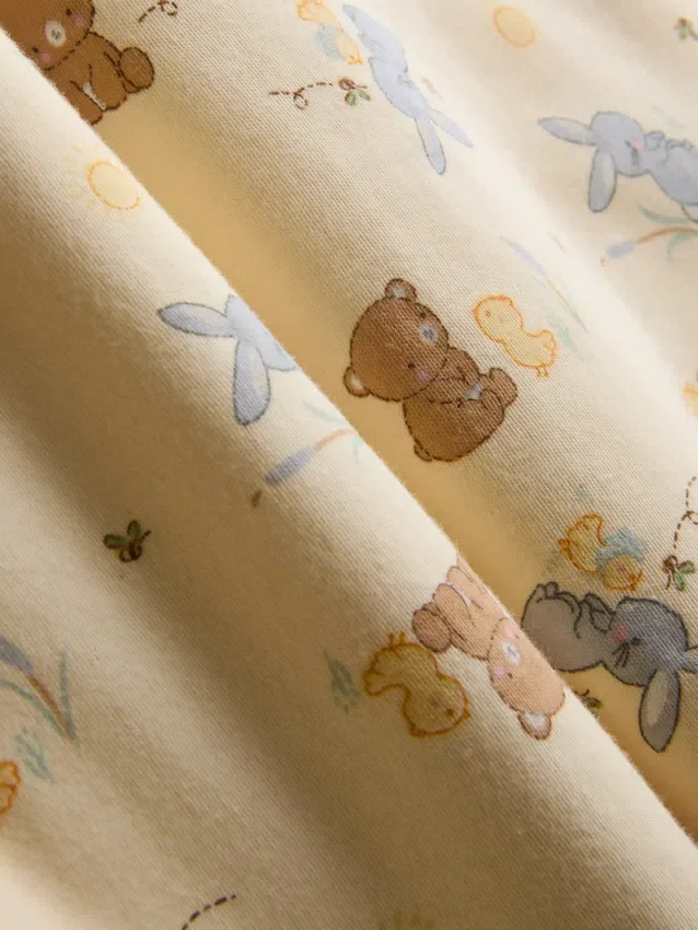 0–18 måneder | pyjamassæt med print til nyfødte