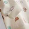 0–18 måneder | Sæt bestående af sweatshirt og Shorts med madmotiv