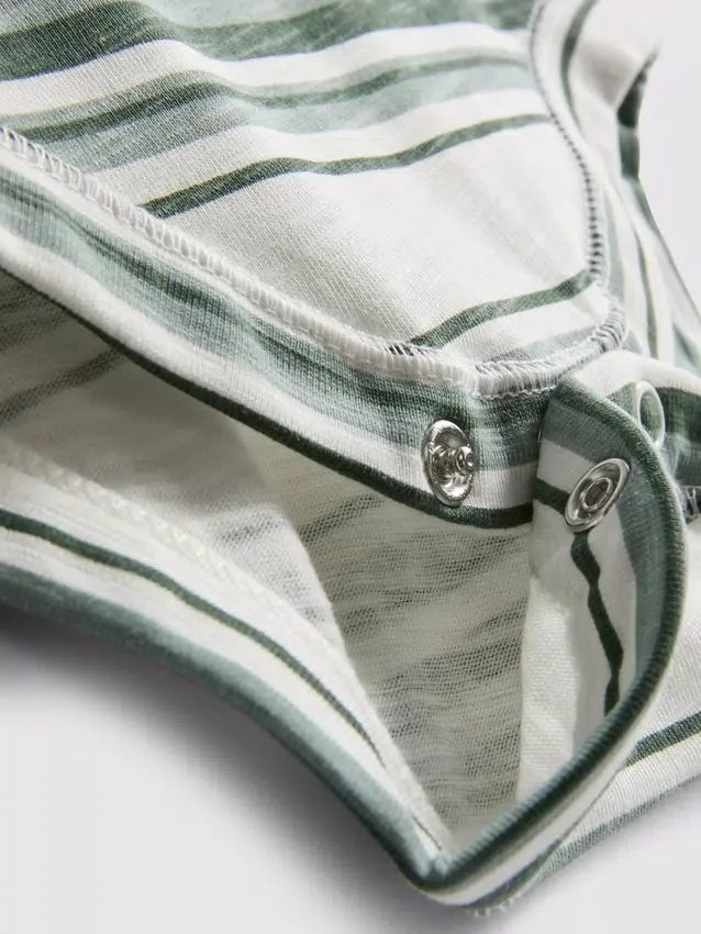 0–18 måneder | Sæt til nyfødte bestående af langærmet body og overalls med vaffelstruktur