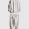 0–18 måneder | Sæt til nyfødte bestående af sweatshirt og joggingbukser med manchetter