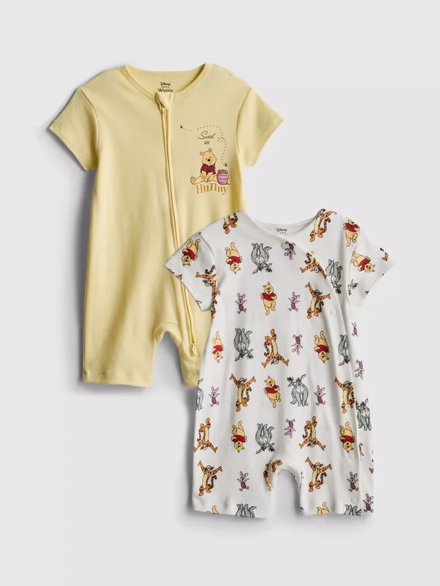 0–24 måneder | 2-pak Disney-heldragter med Winnie the Pooh