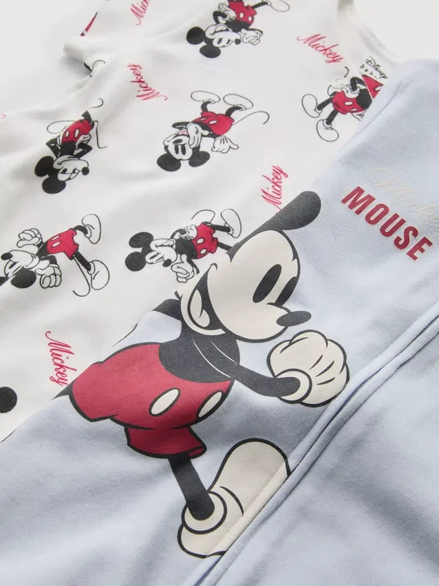 0-24 måneder | 2 stk. Disney Mickey Mouse-heldragter