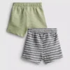 0–36 måneder | 2-pak teksturerede Shorts