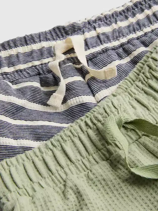 0–36 måneder | 2-pak teksturerede Shorts