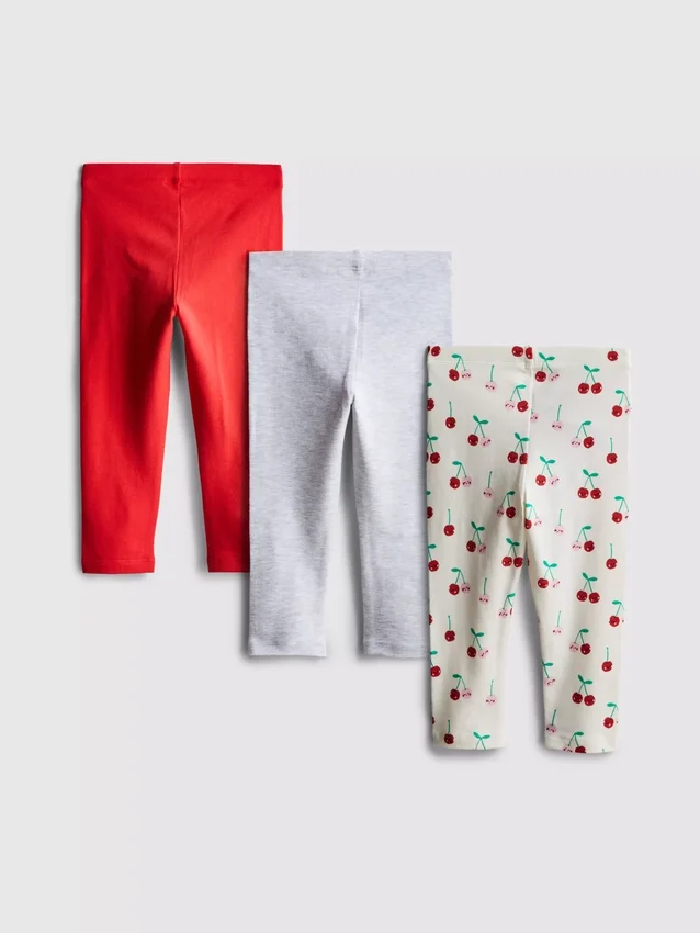 0-36 måneder | 3-pak blandede leggings