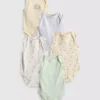 0-36 måneder | 5-pak ærmeløse bodysuits