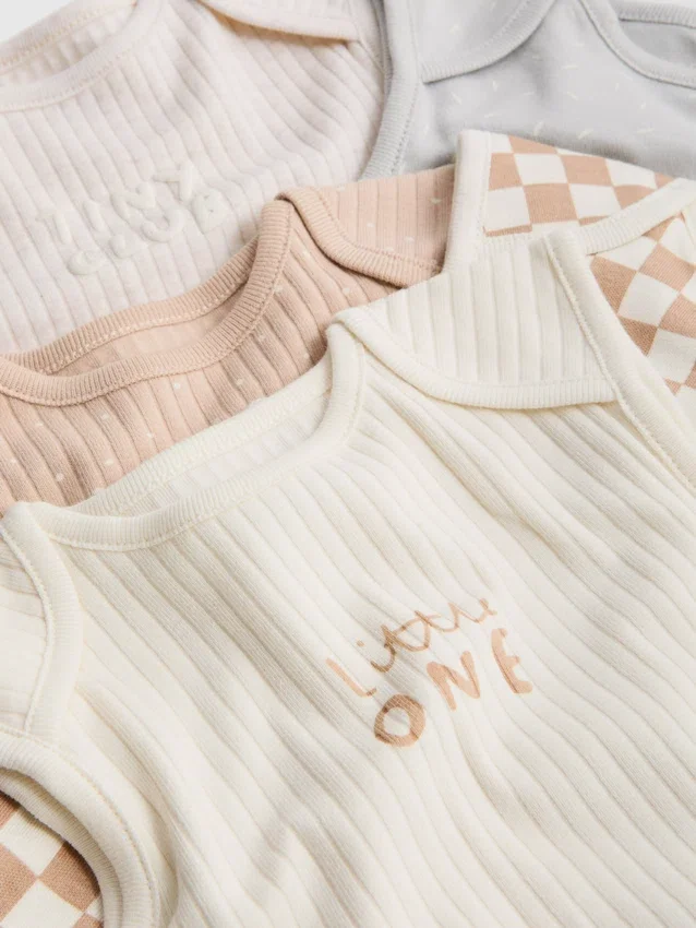 0-36 måneder | 5-pak ærmeløse bodysuits