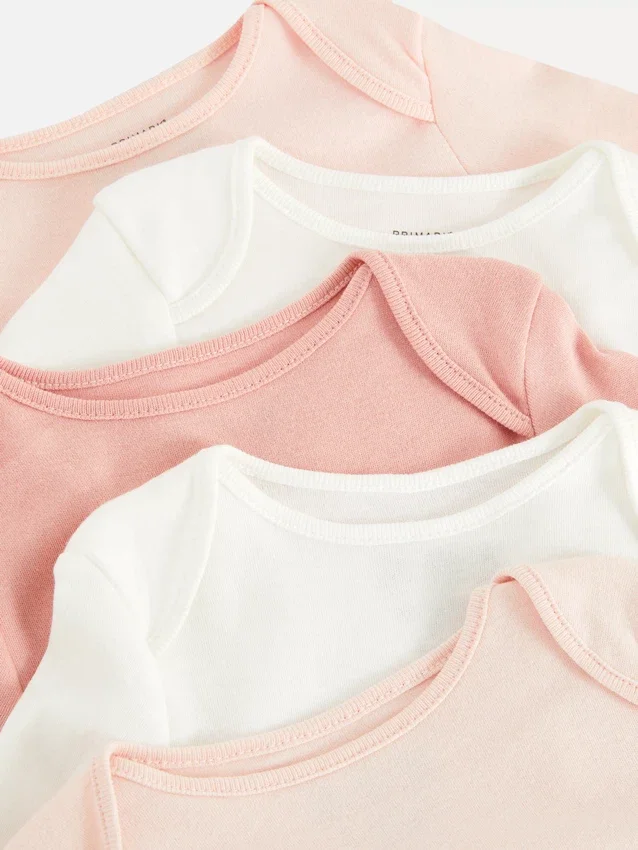 0–36 måneder | 5-pak langærmede bodysuits
