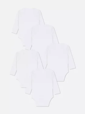 0-36 måneder | 5-pak med uundværlige langærmede bodysuits