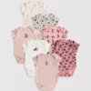 0–36 måneder | 7-pak Disney Minnie Mouse kortærmede bodysuits