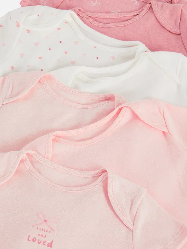 0–36 måneder | 7-pak kortærmede bodysuits