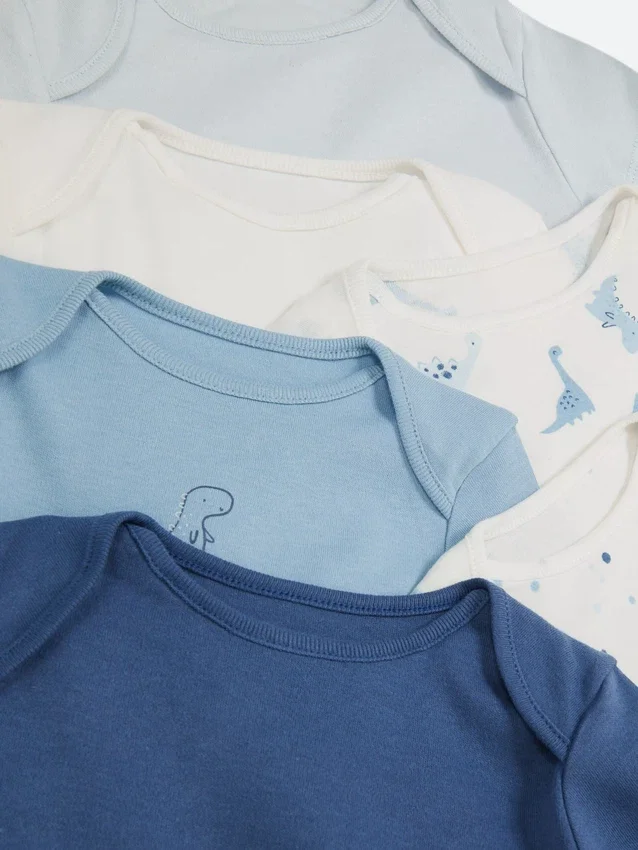 0–36 måneder | 7-pak kortærmede bodysuits