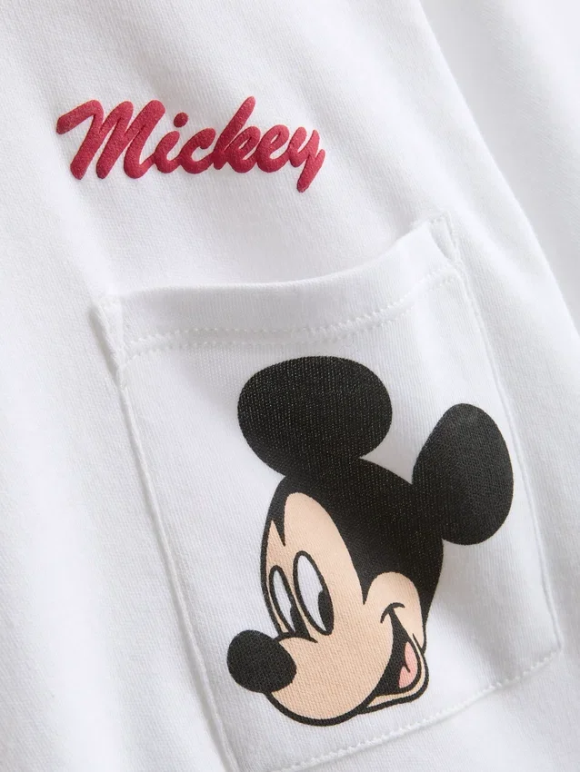 0-36 måneder | Disney-sæt med T-shirt og leggings med Mickey Mouse og venner