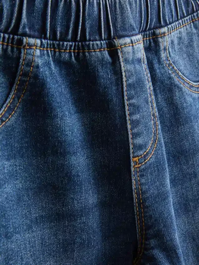 0-36 måneder | Jeans med oprullede bukseben