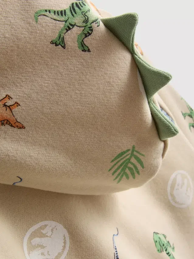 0–36 måneder | Jurassic World-sæt med T-shirt, hættetrøje og joggingbukser