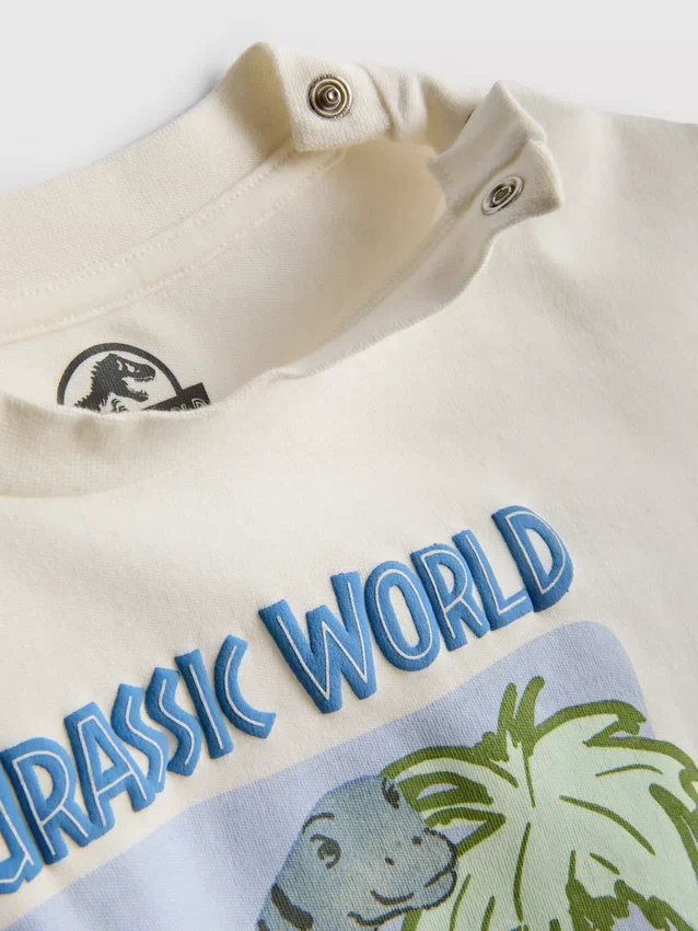 0–36 måneder | Jurassic World T-shirt og leggings-sæt