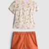 0–36 måneder | sæt bestående af T-shirt med print og chino-shorts