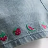 0–36 måneder | Sæt bestående af T-shirt og overalls med frugtbroderi