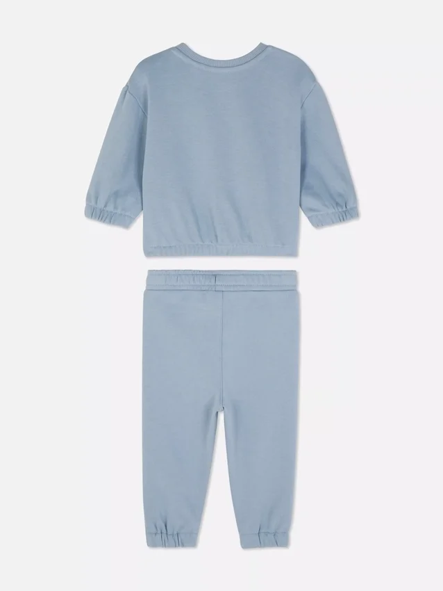 0-36 måneder | sæt med sweatshirt og sweatbukser