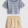 0–36 måneder | sæt med T-shirt og cargoshorts