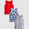 1,5–10 år | 3-pak Marvel Spider-Man-tanktoppe