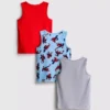 1,5–10 år | 3-pak Marvel Spider-Man-tanktoppe