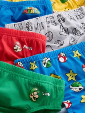1,5–10 år | 6-pak Super Mario-underbukser