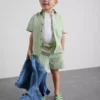 1,5–12 år | Stacey Solomon-sæt med gingham-ternet skjorte og shorts