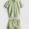 1,5–12 år | Stacey Solomon-sæt med gingham-ternet skjorte og shorts