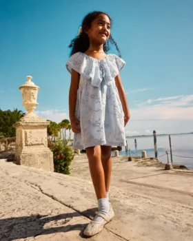 1,5–12 år | The Edit blomsterbroderet smockkjole
