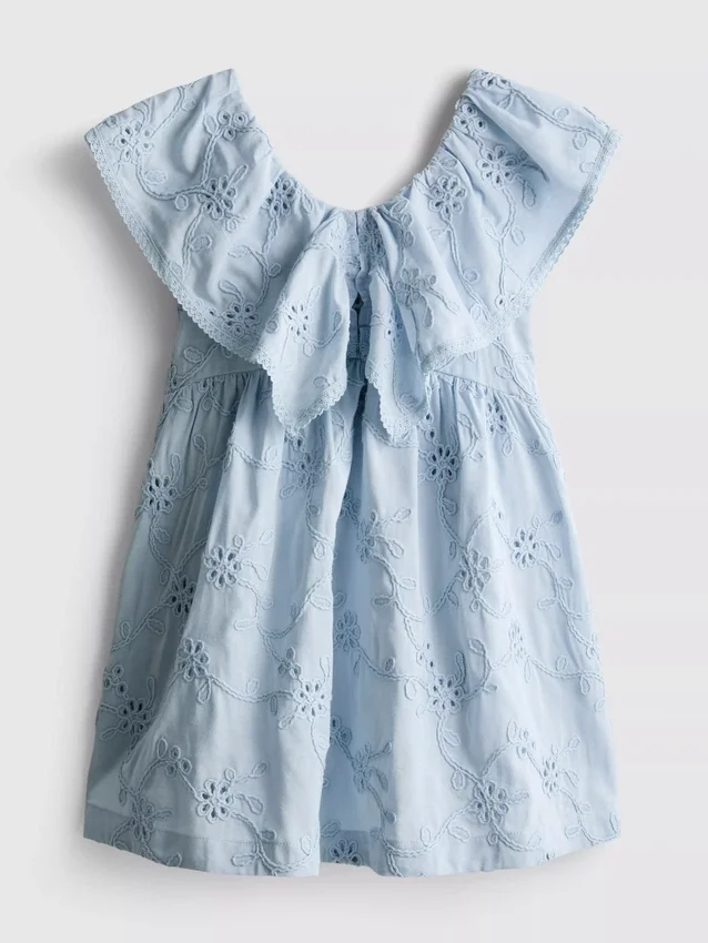 1,5–12 år | The Edit blomsterbroderet smockkjole