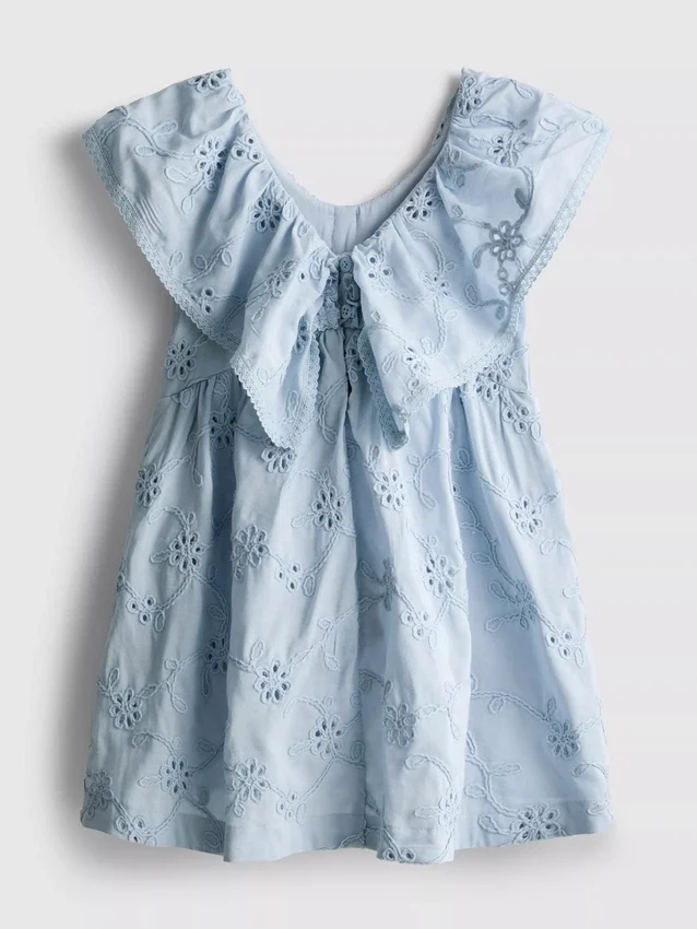 1,5–12 år | The Edit blomsterbroderet smockkjole