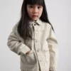 1,5–12 år | The Edit bomuldsjakke i denim med nålestriber