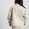 1,5–12 år | The Edit bomuldsjakke i denim med nålestriber