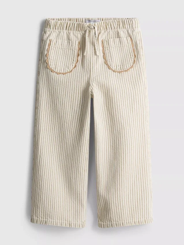 1,5–12 år | The Edit bomuldsjeans med nålestriber