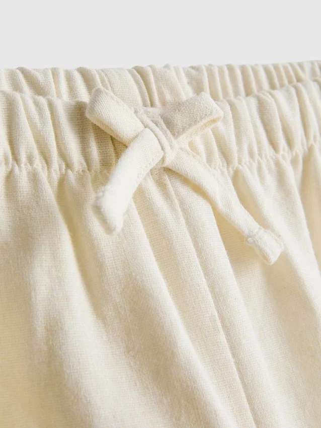 1,5–12 år | The Edit-bukser i linneblanding med broderi