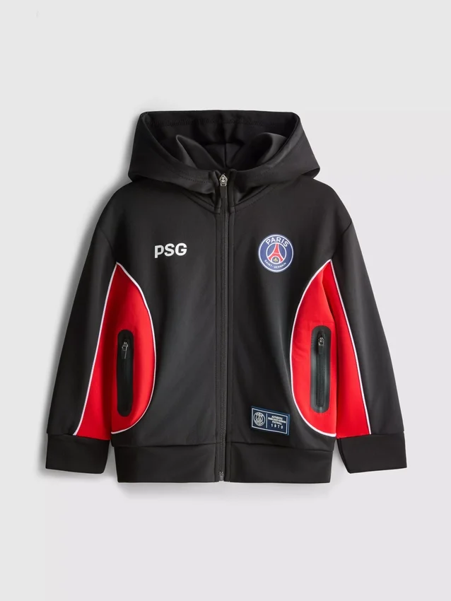 1,5–7 år | Paris Saint-Germain F.C. hættetrøje med lynlås