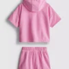 1,5–7 år | sæt med håndklæde-hoodie og Shorts