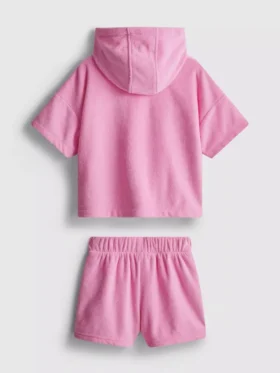 1,5–7 år | sæt med håndklæde-hoodie og Shorts