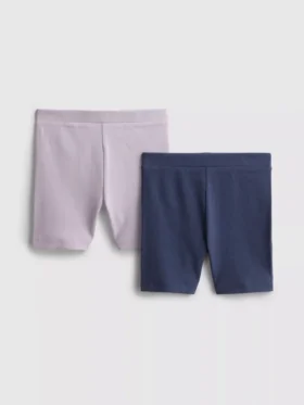1,5–8 år | 2-pak ribbede cykelshorts